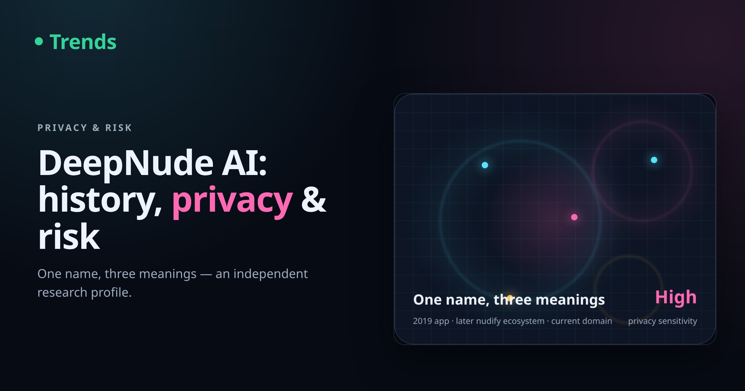 DeepNude AI History, Privacy & Risk